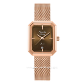 Alexandre Christie Passion AC 2B29 LD BRGBO 2 Brown Dial Rose Gold Mesh Strap