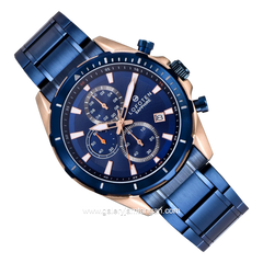 LOFOTEN F-6515MC Blue Rosegold Stainless Steel