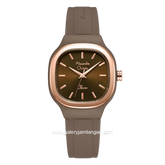 Alexandre Christie Passion AC 2B77 LH RRGBO Brown Dial Brown Rubber Strap