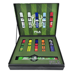 FILA BIELLA ITALIA 38-6808-001 Green Red Rubber Strap