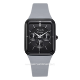 Alexandre Christie Passion AC 2744 BF RIPBAGR Black Dial Grey Rubber Strap