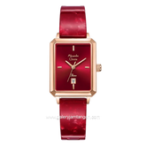 Alexandre Christie Passion AC 2B75 LD BRGRE Red Dial Red Acetate Strap