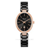 Alexandre Christie Passion AC 2C21 LDBBRBA Black Dial Black Stainless Steel Strap