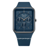 Alexandre Christie AC 2744 BF Navy Multifunction Rubber Strap