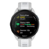 GARMIN Forerunner 165 Non Music Digital White Silicone Strap