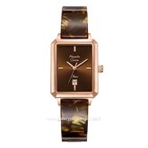 Alexandre Christie Passion AC 2B75 LD BRGBO Brown Dial Brown Acetate Strap