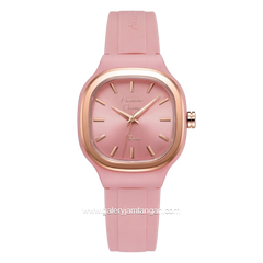 Alexandre Christie Passion AC 2B77 LH RRGPN Pink Dial Pink Rubber Strap