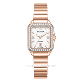 BONIA BNB10905-2513S Gold Dial White Stainless Steel Strap