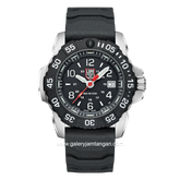 LUMINOX XS.3251.CB Black Silver Genuine Rubber Swiss Made
