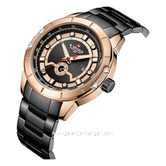 NAVIFORCE NF-9166M Automatic Black Rosegold Stainless Steel