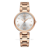 NAVIFORCE NF-5030 Rosegold Dial White Stainless Steel Strap