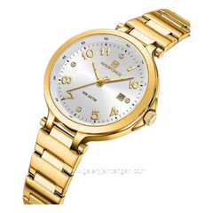 NAVIFORCE NF-5033L Gold Dial Silver Stainless Steel