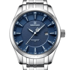 NAVIFORCE NF-8032 Silver Dial Navy Stainless Steel