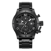 EXPEDITION E 6381 MCBIPBASL1 Chronograph Black Jarum White Stainless Steel Strap