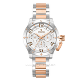 EXPEDITION E 6381 BFBTRSL1 Silver Rosegold Stainless Steel Strap
