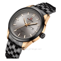 NAVIFORCE NF-9203M Black Rosegold Stainless Steel
