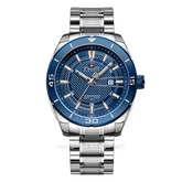 NAVIFORCE NF-9210 Silver Dial Blue Stainless Steel