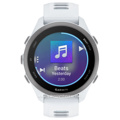 GARMIN FORERUNNER 170 MUSIC WHITE STONE CLOUD BLUE Smartwatch Silicone Strap