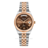 Alexandre Christie Passion AC 5014 LEBTRBO Brown Dial Dual Tone Stainless Steel Strap