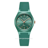 Alexandre Christie Passion AC 2A07 LH RRGDN Green Dial Green Rubber Strap