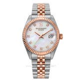 REGAN HARNEY LADY MONODATE RH013-04 Combination Silver Rosegold Dial White MOP Stainless Steel