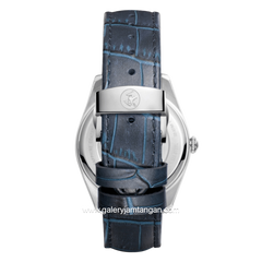 BEVERLY HILLS POLO CLUB BP3811X.399 Navy Leather Strap