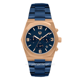 CHRIST VERRA CV 922163G-1J BLU Blue Rosegold Stainless Steel