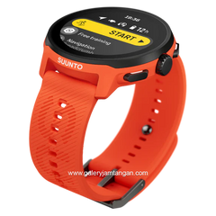 SUUNTO RUN CORAL ORANGE Silicone Strap