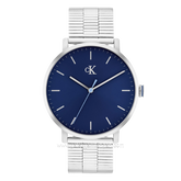 CALVIN KLEIN 25200548 Silver Dial Blue Stainless Steel Strap