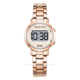 Alexandre Christie Digi AC 9497 LH BRGRG Rose Gold Digital Dial Rose Gold Steel Strap