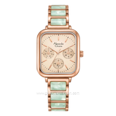Alexandre Christie Passion AC 2C14 BFBRGLN Rose Gold Dial St Steel Acetate Strap