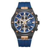 BEVERLY HILLS POLO CLUB BHPC BP3822X.699 Black Gold Silicone Strap