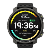 SUUNTO VERTICAL 2 TITANIUM BLACK Silicone Strap