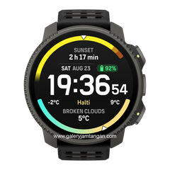 SUUNTO VERTICAL 2 TITANIUM BLACK Silicone Strap