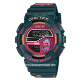 DIGITEC DG-5210T-MV GRC-9B MARVEL Digital Full Green Rubber Strap