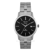 Alexandre Christie Primo Steel AC 1007 MD BSSBA Men Black Dial Stainless Steel Strap