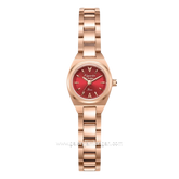 Alexandre Christie Passion AC 2B67 LH BRGRE Red Dial Rose Gold Stainless Steel Strap