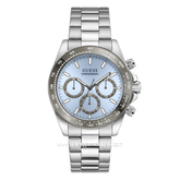 GUESS ARTHUR GW1058G1 Silver Dial Blue Stainless Steel Strap