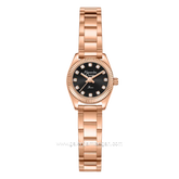 Alexandre Christie Passion AC 2C18 LHFRGBA Rose Gold Dial Black Stainless Steel Strap