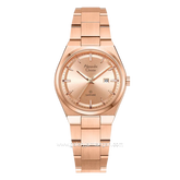 Alexandre Christie AC 8697 LD BRGLN Sapphire Rose Gold Dial Rose Gold Stainless Steel Strap