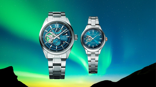 Orient Star Rilis Sepasang Jam Tangan 75th Anniversary dengan Dial Terinspirasi Keindahan Aurora