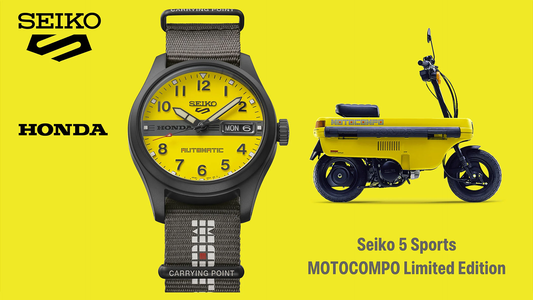Seiko 5 Sports x Honda Rilis Motocompo 45th Anniversary HDB010 Limited Edition
