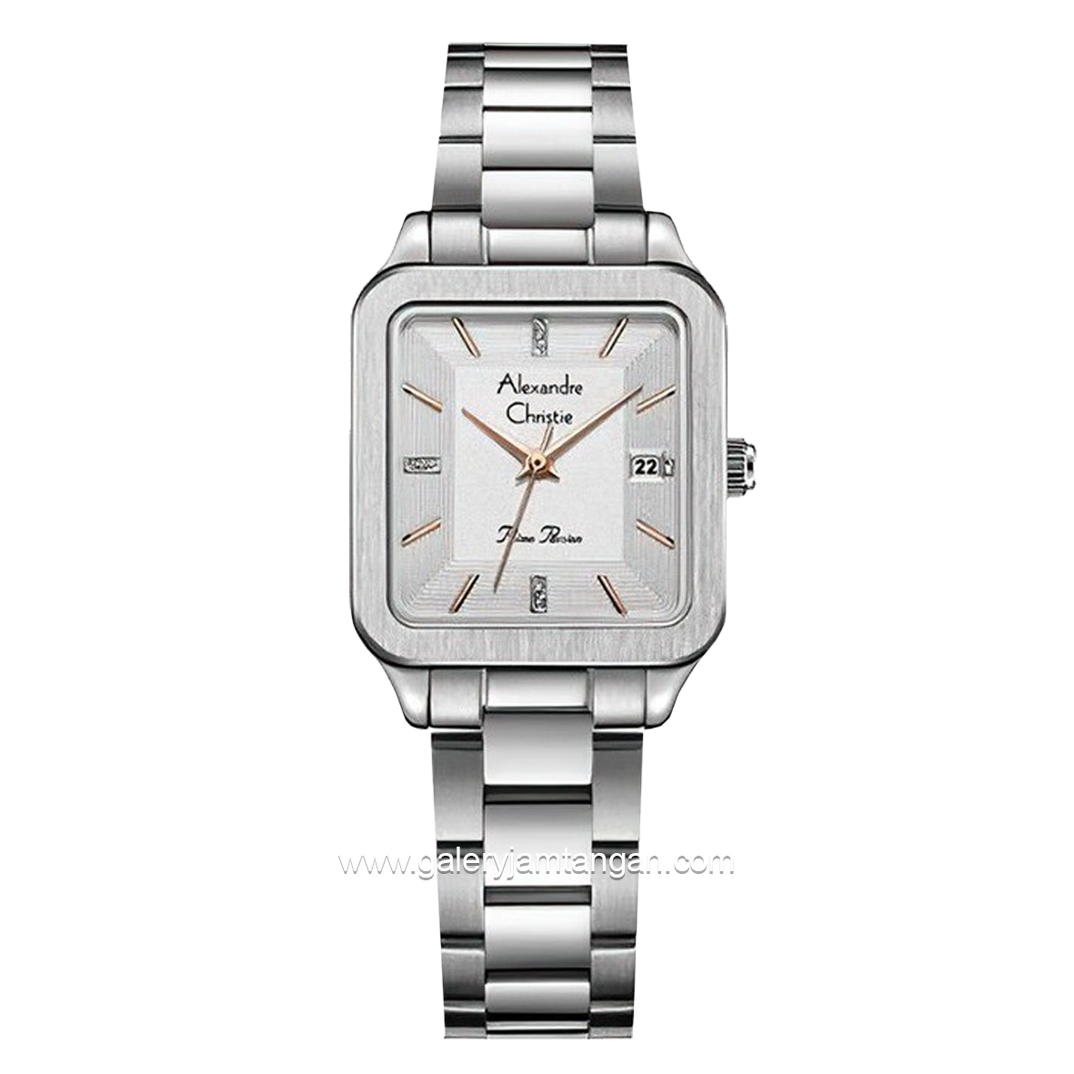 Alexandre Christie AC 2A79 LD Primo Passion Silver Stainless Steel Strap
