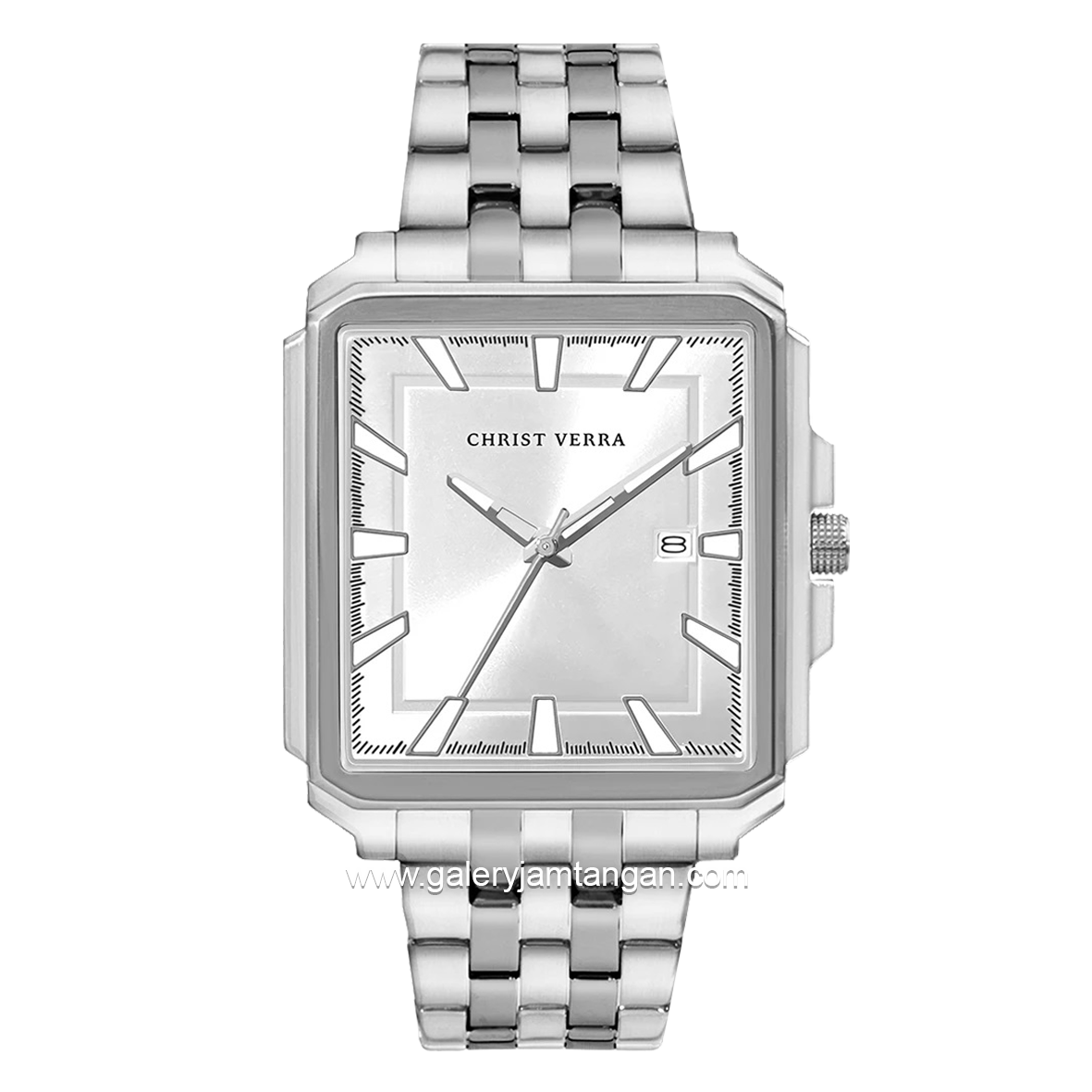 CHRIST VERRA CV12083G-11 SLV Men Watches Silver Dial White Stainless Steel