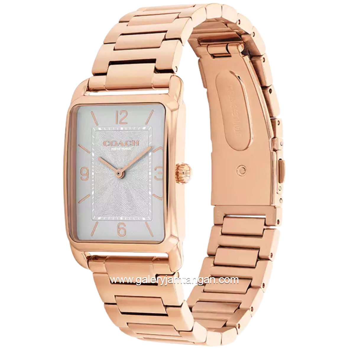 COACH ELLIOT 14400047 Rose Gold Stainless Steel Strap