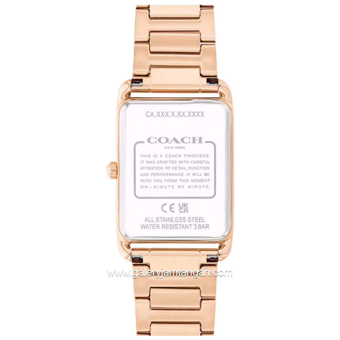 COACH ELLIOT 14400047 Rose Gold Stainless Steel Strap