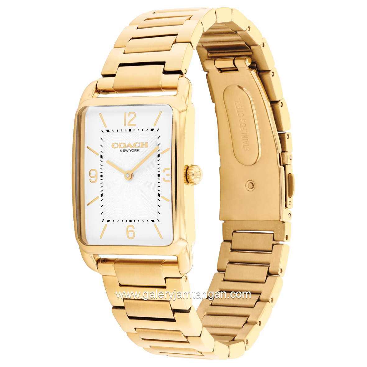 COACH ELLIOT 14400048 Gold Stainless Steel Strap
