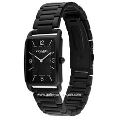 COACH 14400049 Elliot Black Stainless Steel Strap
