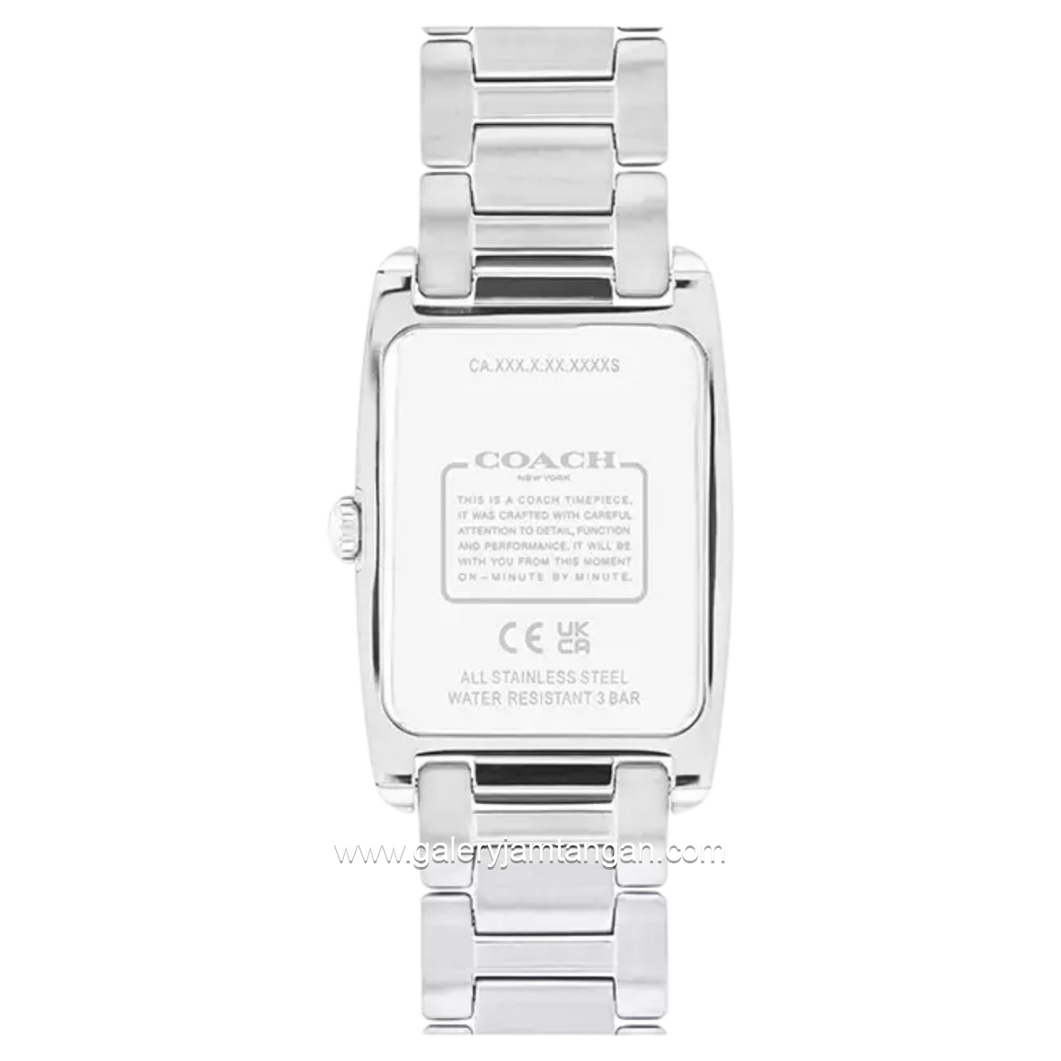 COACH REESE 14504318 Silver Gold Dial White Stainless Steel Strap