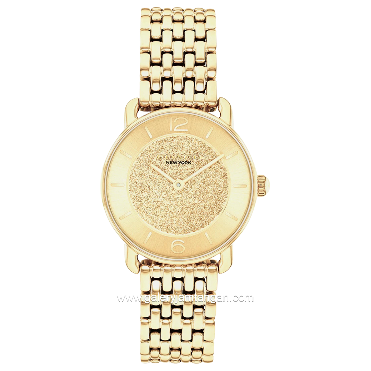 COACH ELLIOT 14504370 Gold Stainless Steel Strap